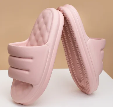 Fashion sofa slippers female summer women shoes cookies cool drag bread soft slippers