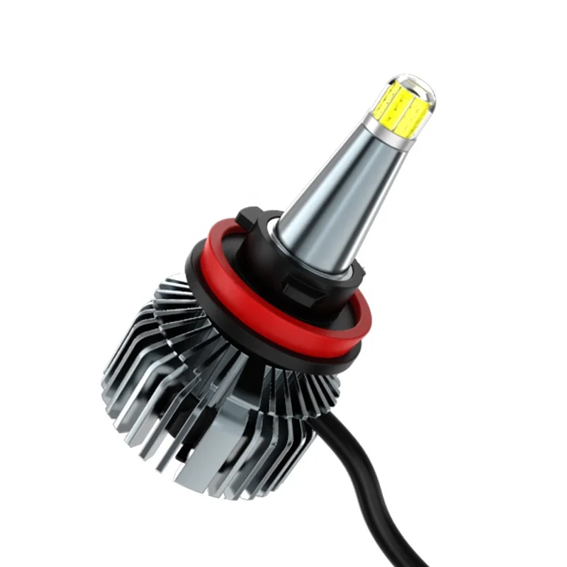 360 Glow Single Beam H1 H7 H11 9006 LED Headlights 55W 6000LM Led Light Headlamps with Built-in Driver for Nissan Honda Toyota
