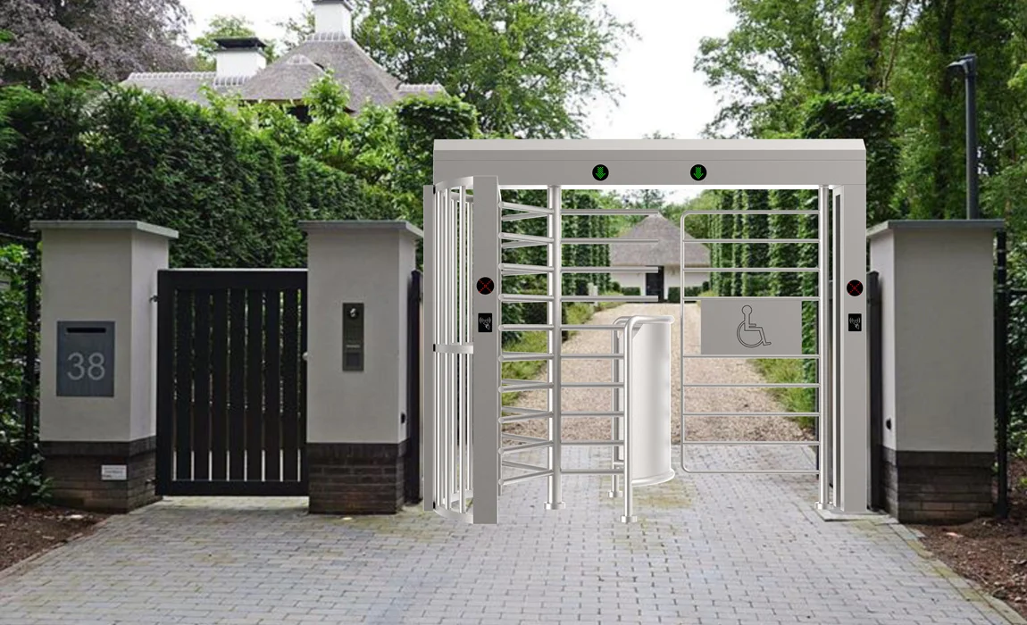 prison cheap turnstile biometric turnstile access control system security revolving full height turnstile gate