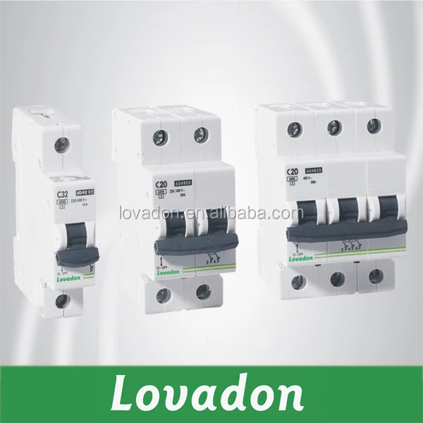 Ручное изменение над переключателем 16 Amp миниатюрный выключатель