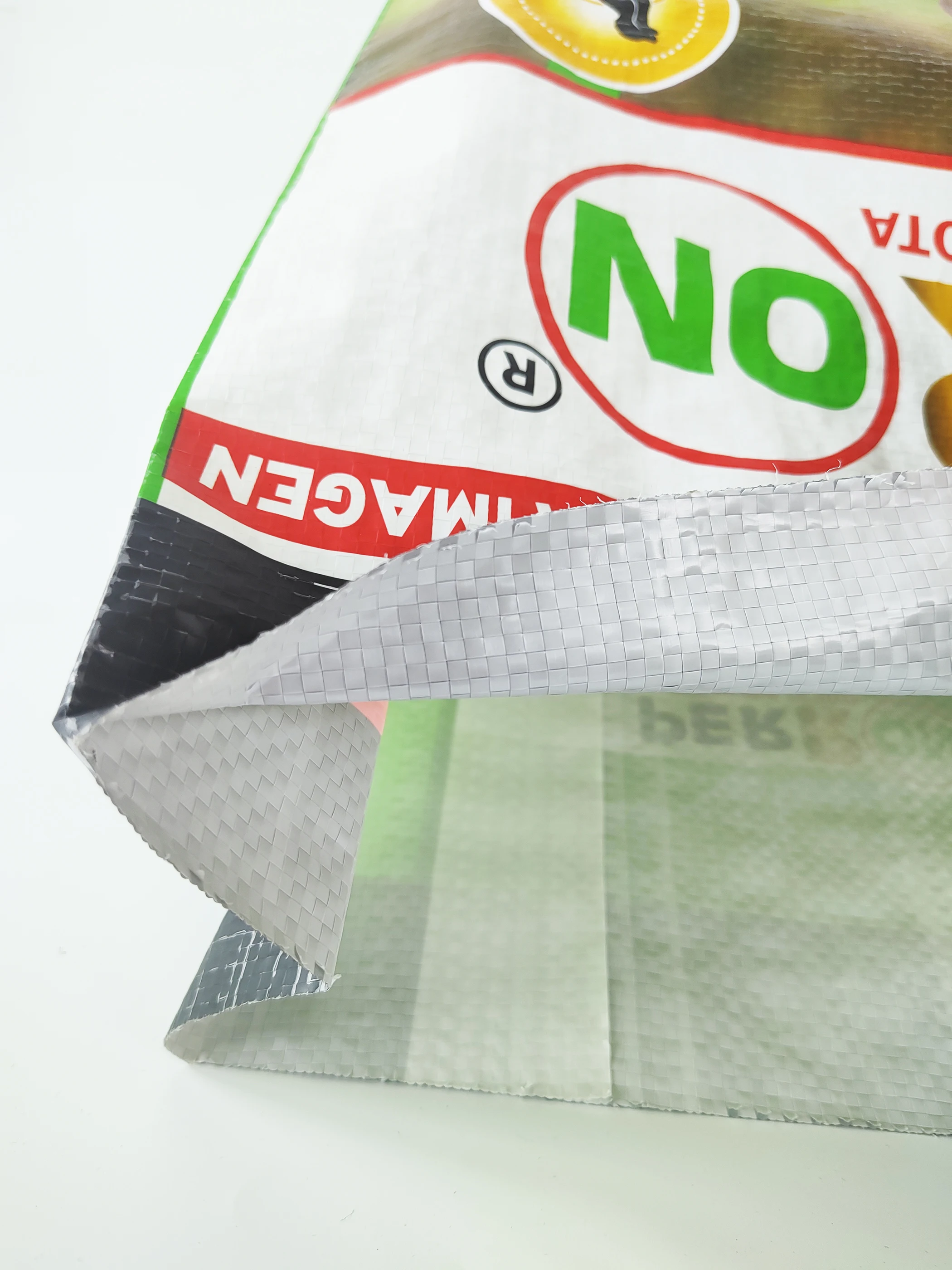 Factory supply gravure printing 25kg Pet cat dog food Bopp laminated  pp woven sack bag for sale