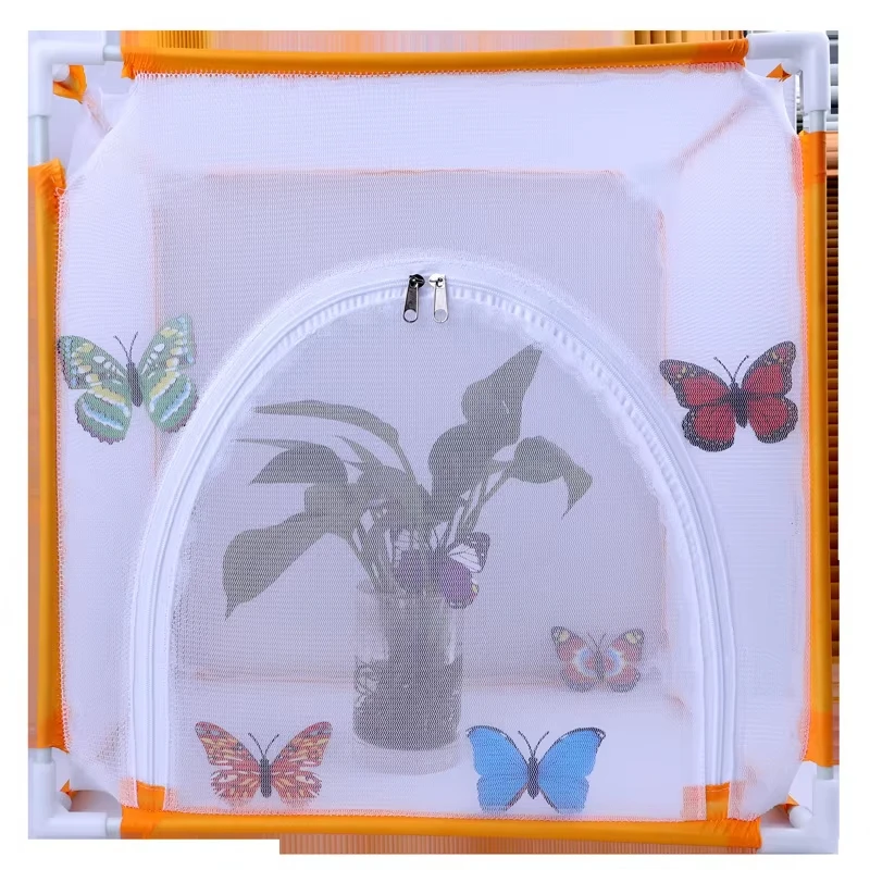 Joysing Insect Cage Collapsible Mosquito Net Cage Insect Net Cage Fiberglass Tube Frame