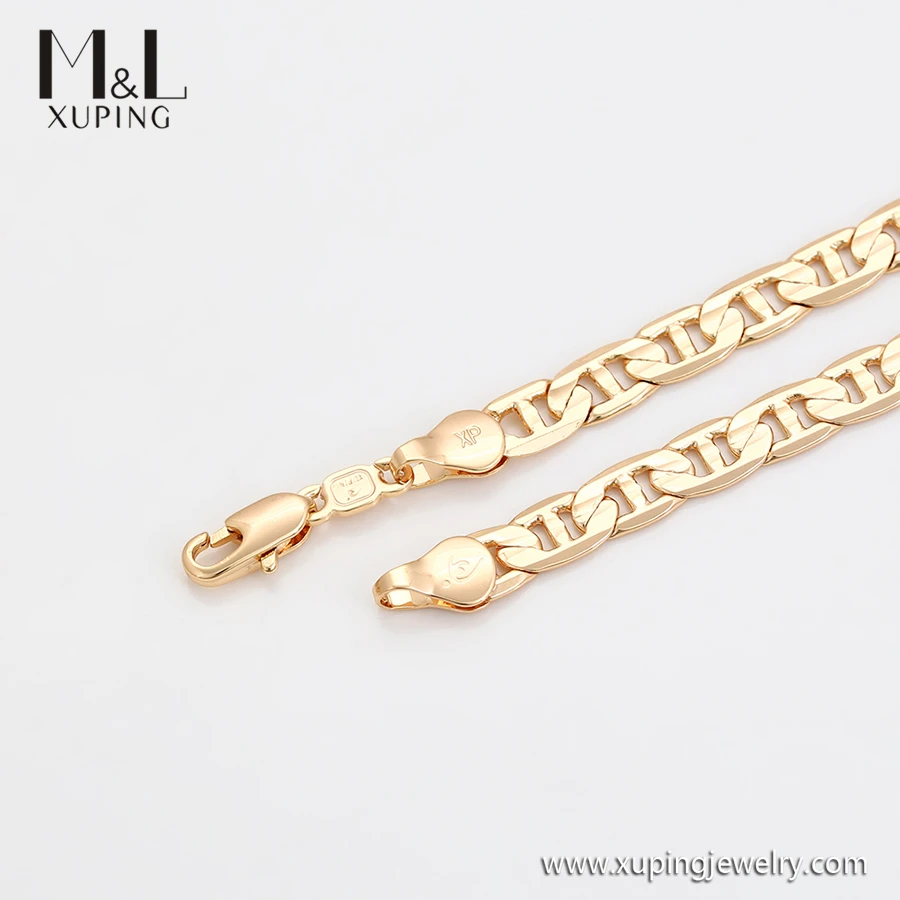 ML26629 XUPING Jewelry ML Store Wholesale Fashion Neck 18K Gold Color Woman and Man Daily Wear Chain Necklaces