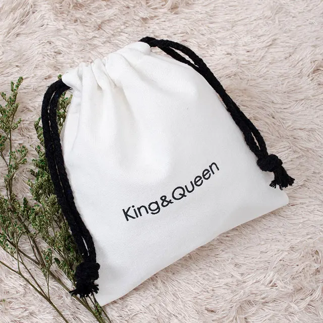 Hot Sale Recycled Fabric Small Packaging Sublimation Custom Logo Gift Linen Canvas Pouch Organic Cotton Drawstring Bags