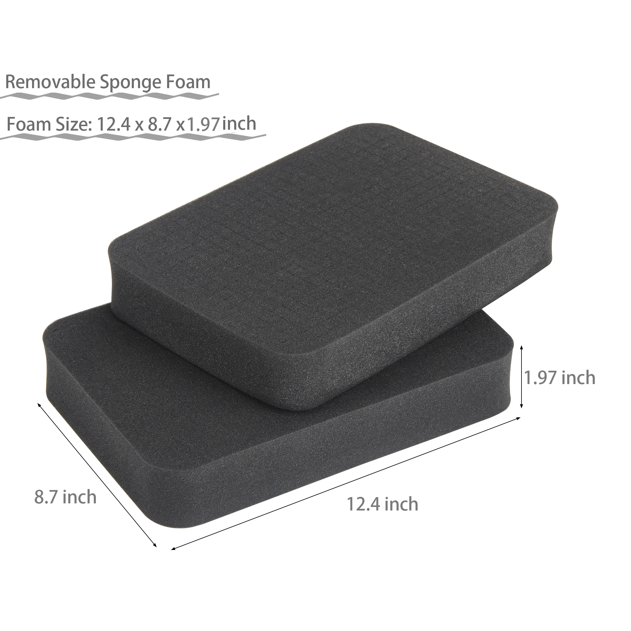 OEM Custom Foam Insert EVA Tool Case Hard Shell Shockproof Camera Case Drone Carrying Case