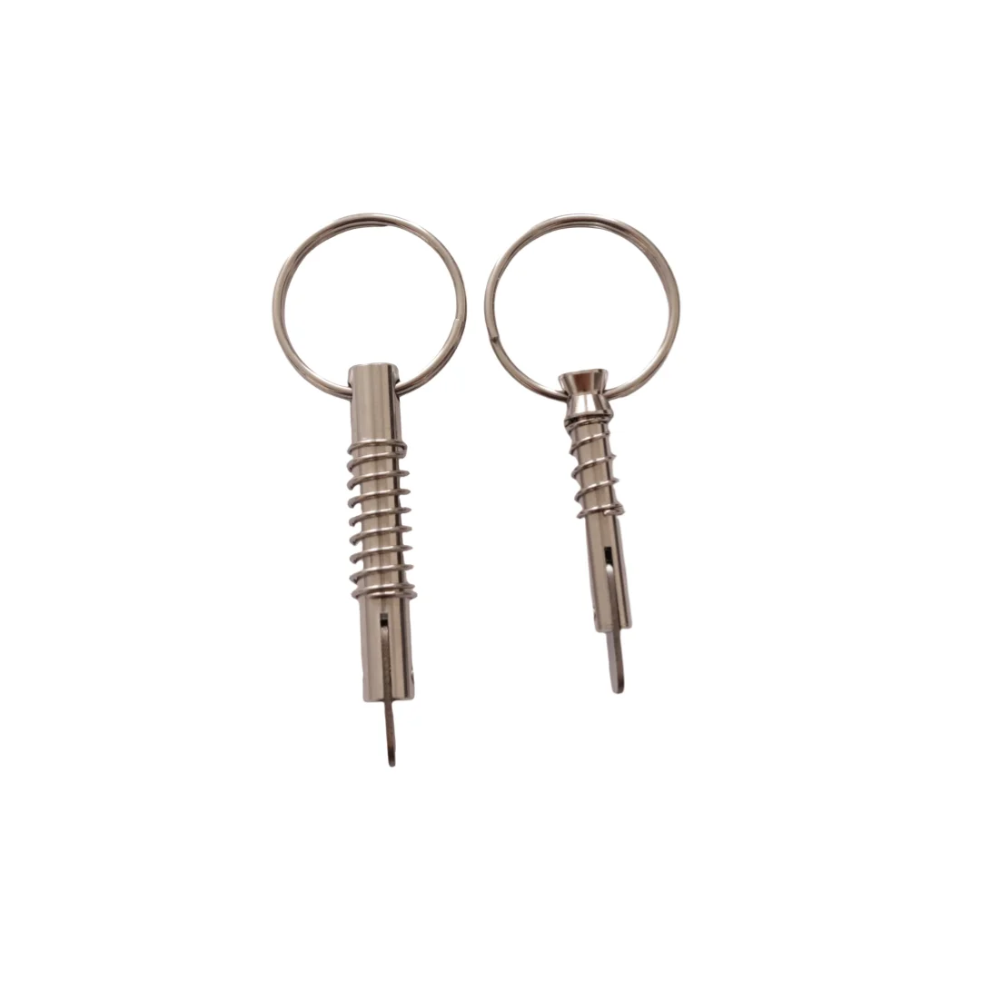 Anshun 316 Stainless Steel Quick Release Pins with Drop Cam and Spring 1/4 Inches x 1 Inch Grip for Boat Bimini Top Deck Hinge