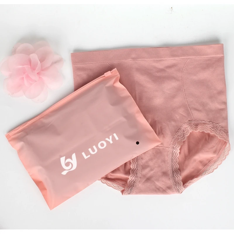 Good Quality CPE Zipper Bag for Clothing Underwear T Shirt Ziplock Packaging With Logo Shipping Bags with