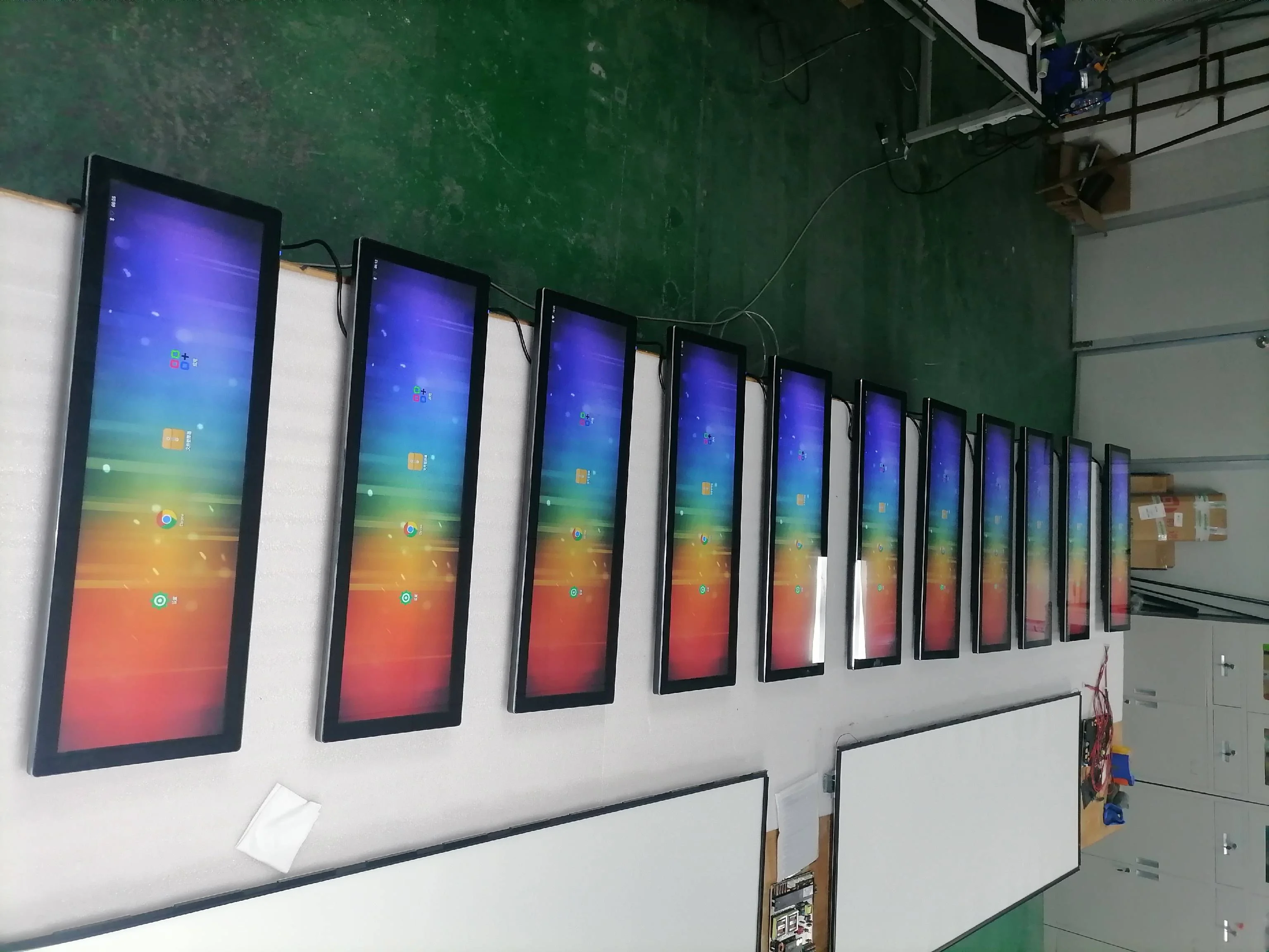 28inch 35inch Custom Ultra Wide Stretched Bar LCD Monitor Digital Signage Bar Type LCD Display For Bus Taxi