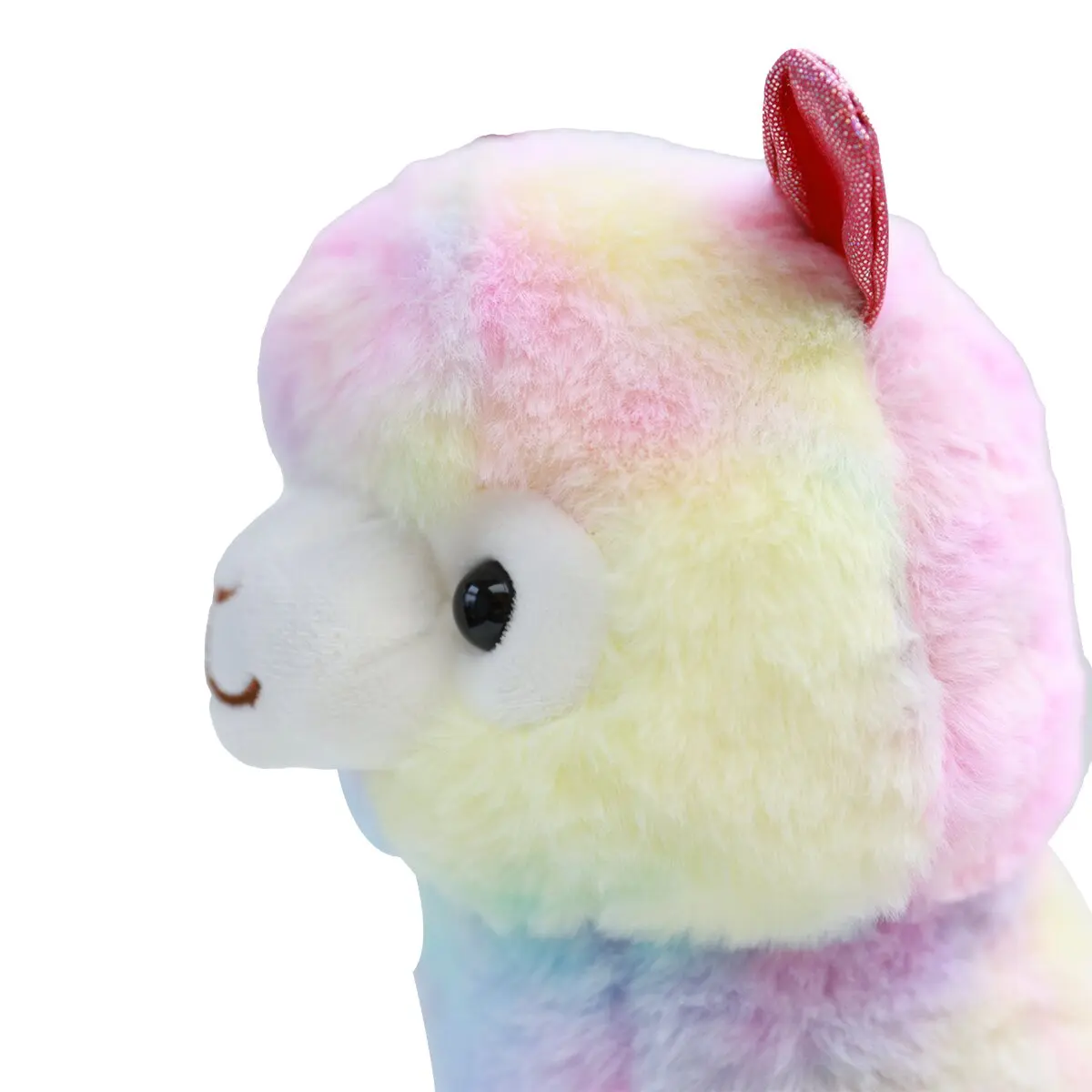 2024  Wholesales custom COLOURED ALPACA  plush stuffed animal custom plush toys customize
