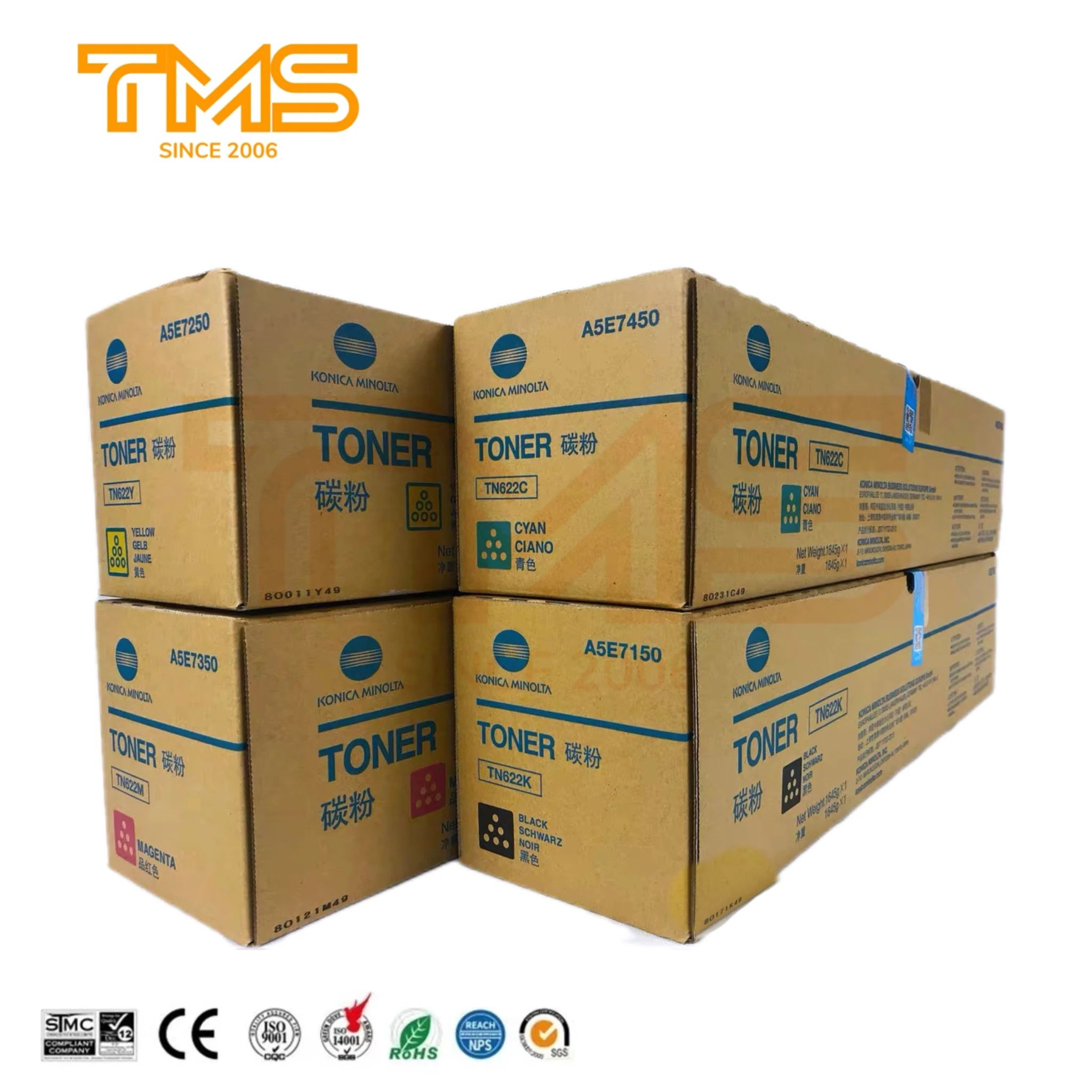 Оригинальный TN622 Тонер-картриджем модели Konica C1100 KONICA MINOLTA Bizhub C6085 C6110 тонер-картридж TN 622 TN-622 для