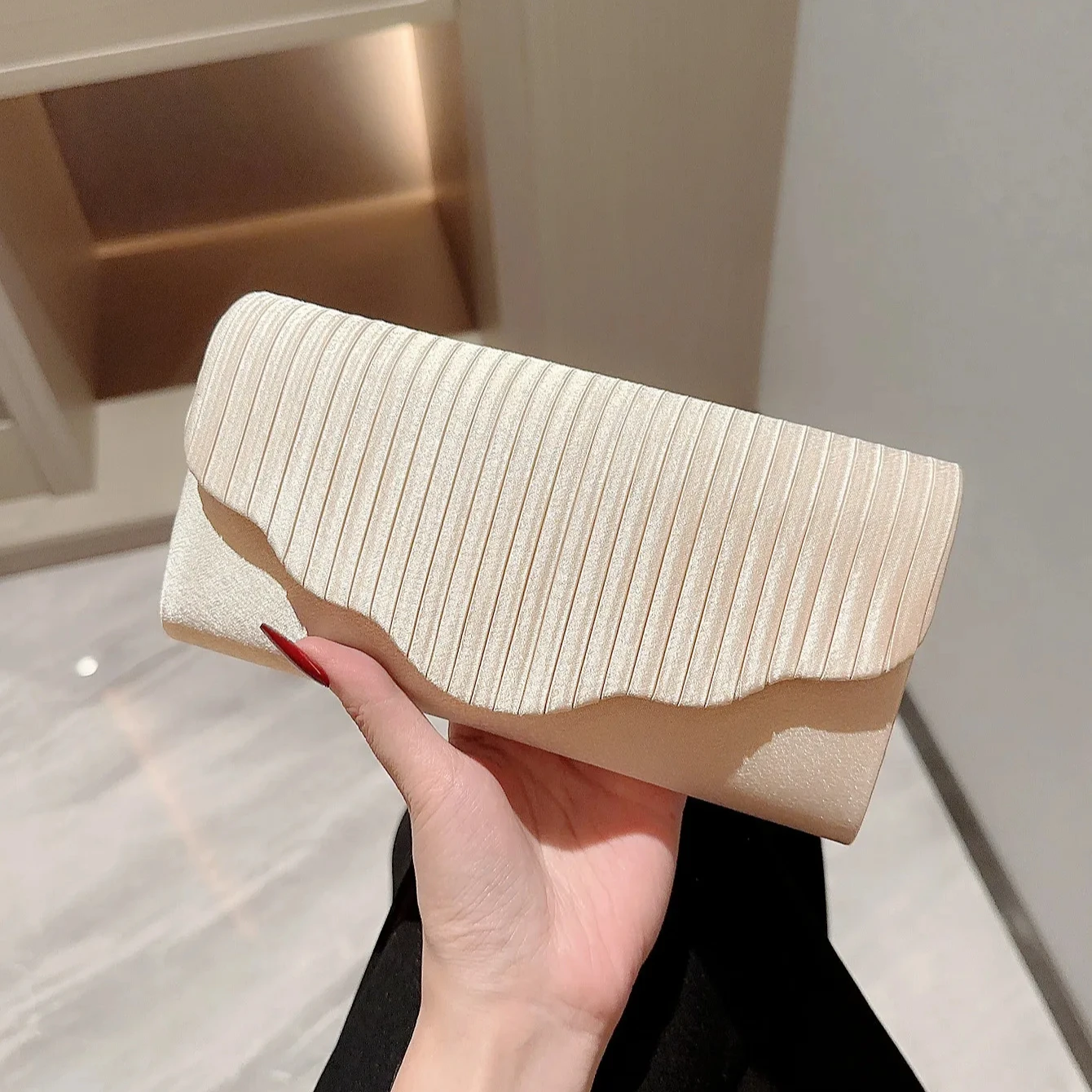 2024 New  wholesale ladies fancy evening clutch bags envelope crystal handbag popular women fashion bags