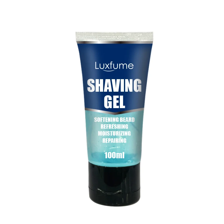 Oem Shaving Gel Private Label Organic Tea Tree Oil Mint Men Beard Softening Shaving Gel for Men