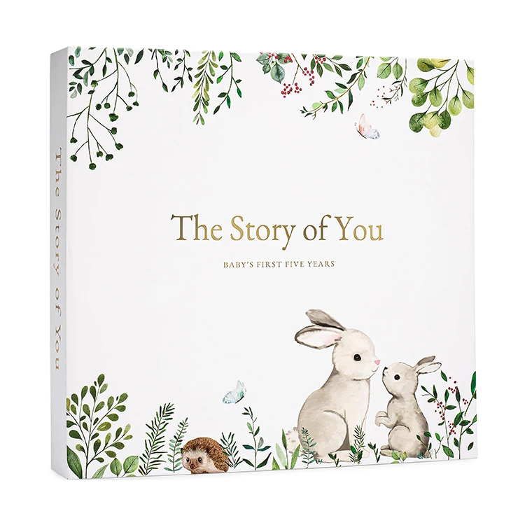 The Story of You Keepsake Book Memory for Baby Boy или Girl First 5 Year Milestone пол нейтральный журнал альбом для скрапбукинга фотоальбом
