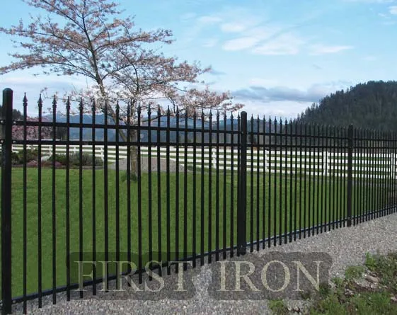 Modern design wrought iron fence wrought iron gate ornamental fence
