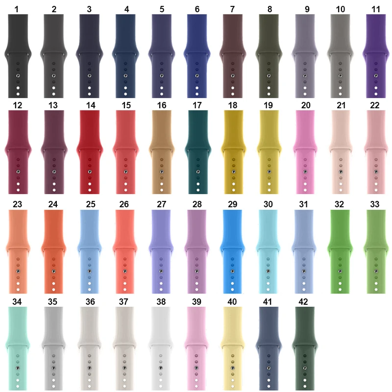  Ремешок силиконовый для Apple Watch Band спортивный Роскошный дизайнерский браслет