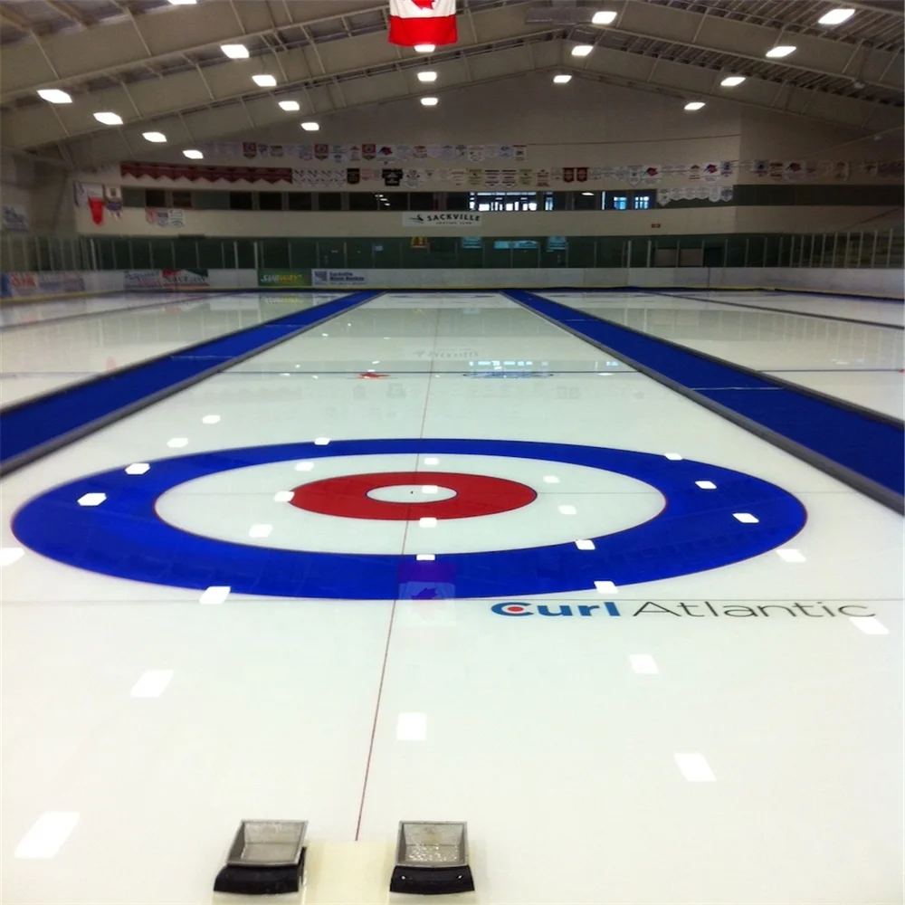 ZSPE Plastic/PVC Ice Rink Curling Street Outdoor Kids Game Street Curling Track Stone Synthetic Curling Rink