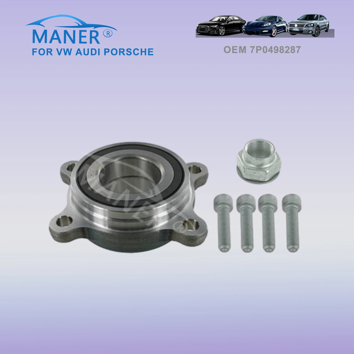 MANER  Wheel Hub Bearing Kit For Audi Q7 VW Porsche Cayenne Wheel Hub 7P0498287