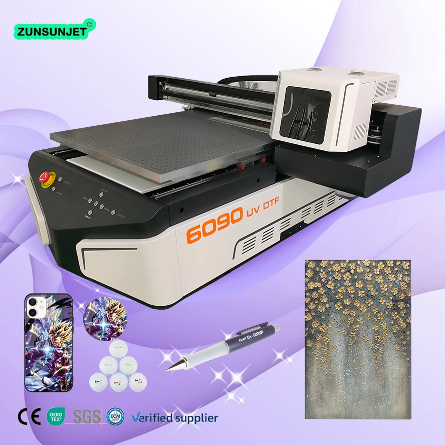 A 1 4 Uv Dtf Sticker Raised-Text-Uv-Printer 60 90 2880 Dpi Uv Printer With Camera