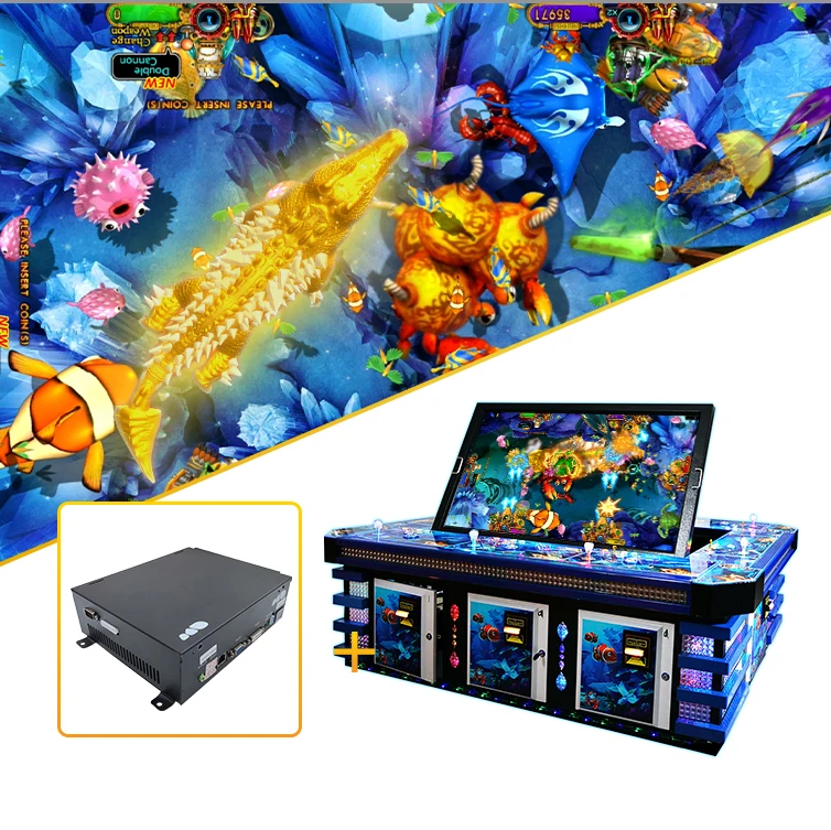 Hot selling Online Good Price Fish Game Golden City 8 Players Fishing Shooting Machine Play Indoor Board Game