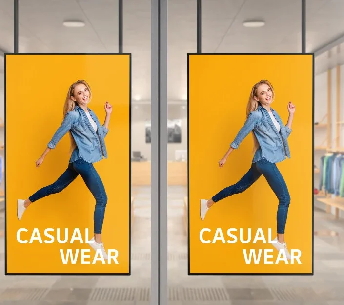 Super Large 86 Inch 4K cafe Boba Shop Menu Billboard LCD Display Advertising 3000Nits Highlight Player Android Digital Signage