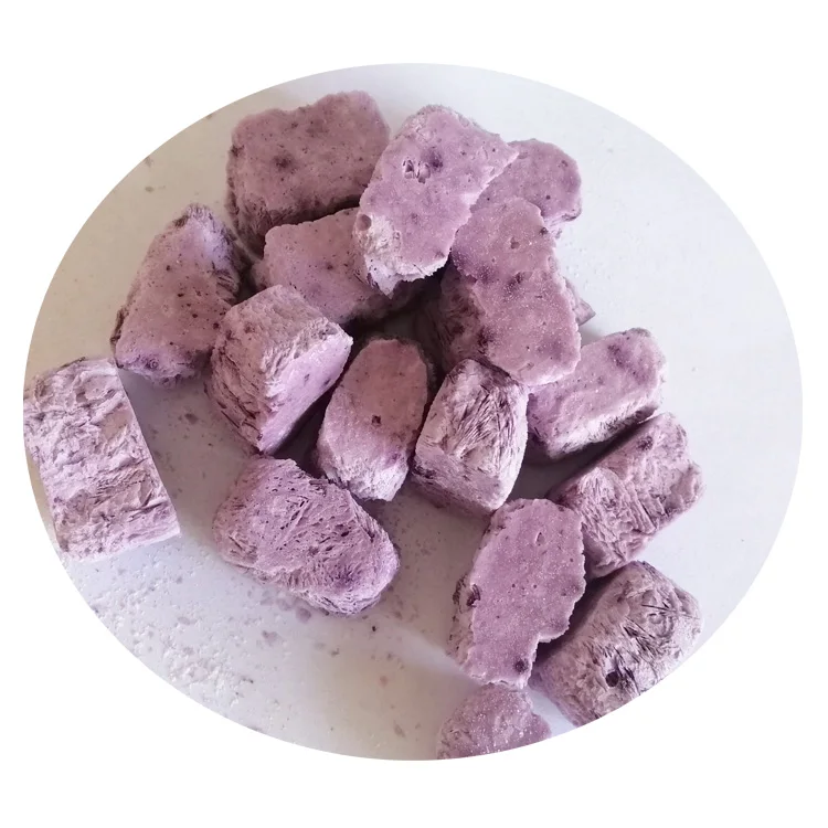 Wholesale delicious yogurt block freeze dried yogurt block with fruit taste