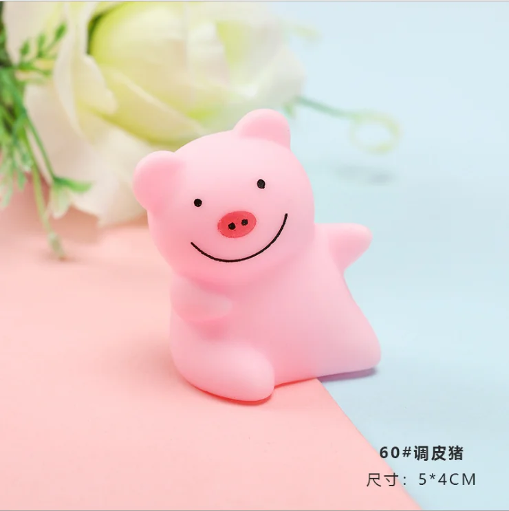 Wholesale Squishies Slow Rising Rubber Mochi Squeeze Silicone Anti Stress Toys