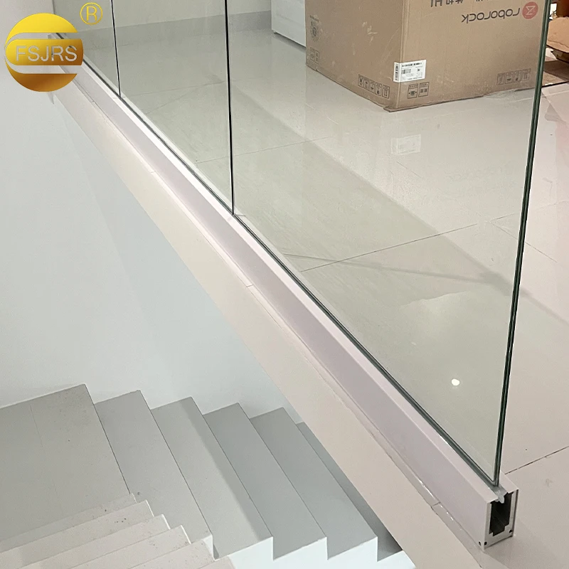 Hot sale Aluminum Frameless Glass Stainless Steel Top U Channel For Glass Railing