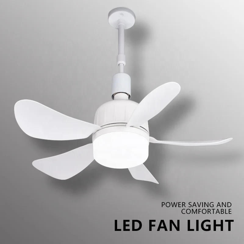 Energy  Saving Remote Control Fully Dimmable Lighting color temperature 3 Modes smart E27 Led Ceiling bulb Fan Lights