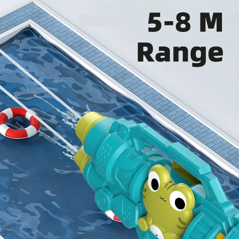 Children Water Blaster Gun Shooting Toy Long Range High Capacity Outdoor Summer Beach Water Gun Toys