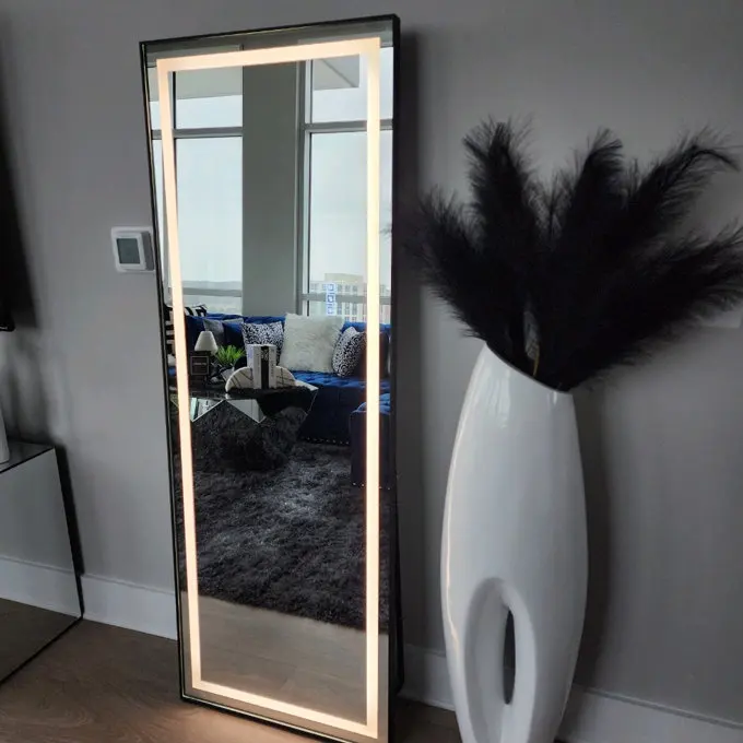Large Wall led mirror beauty mirror salon stations hairdresser salon mirror
