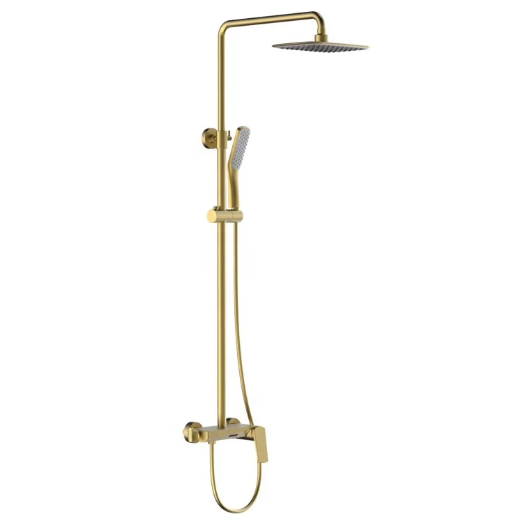 Yile new design high quality brass bath shower faucet with shower head