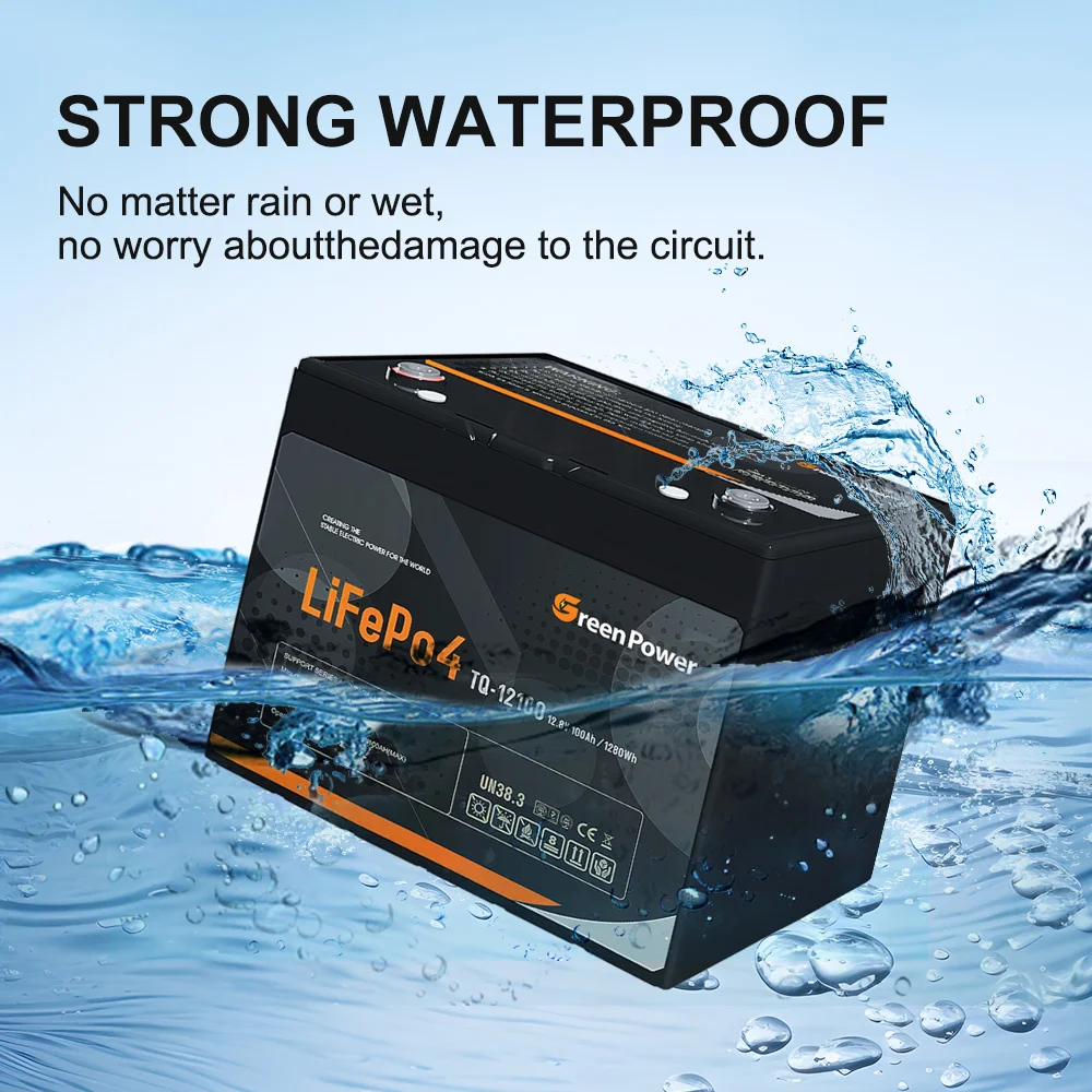 10 Years Life Designed 12V 24V 100ah 200ah 50ah 150ah 30ah 12ah Lithium Battery For The Solar RV  Marine Power Storage