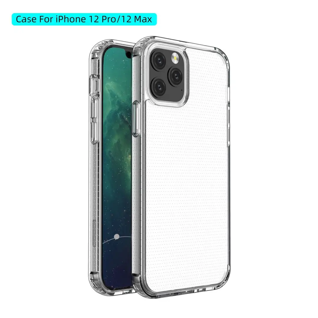 Wholesale Case Shockproof Protective Luxury 1.5MM Bayer Crystal Transparent Clear Case For Iphone14 iphone13