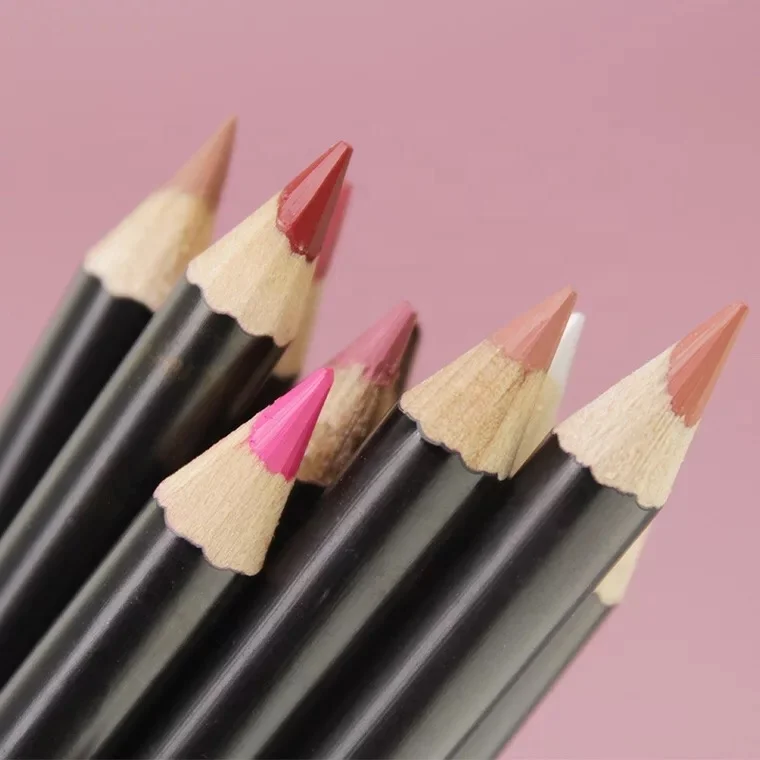 
Factory Direct Sales Custom Your Own Logo Waterproof Eyeliner wooden colored eyeliner pencil 