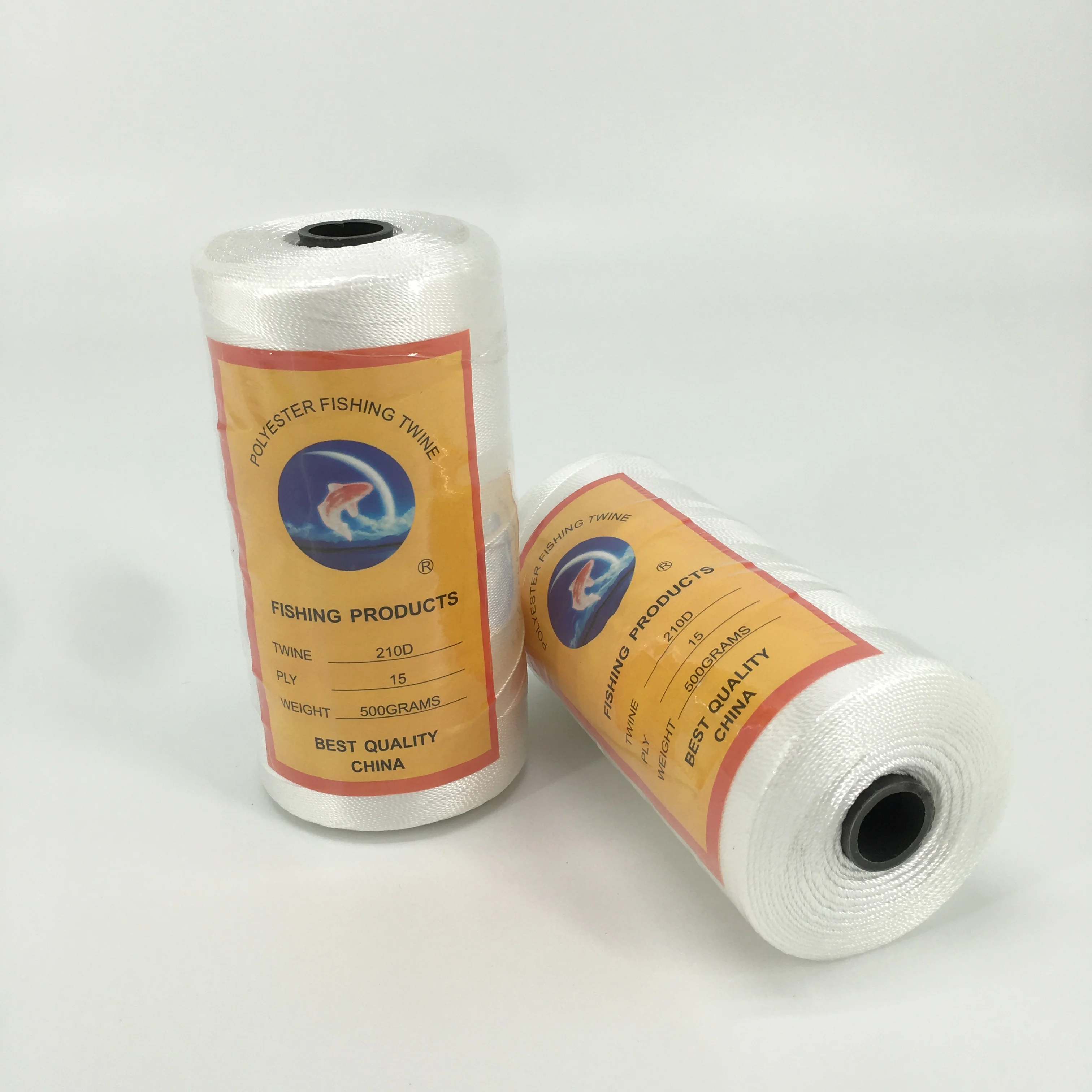 100% Polyester custom cheap price and good quality nylon fishing net threads high tenacity nylon thread