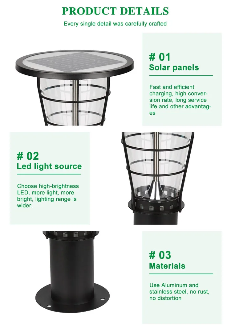 Garden solar decorative LED lighting outdoor  bright solar power patio light