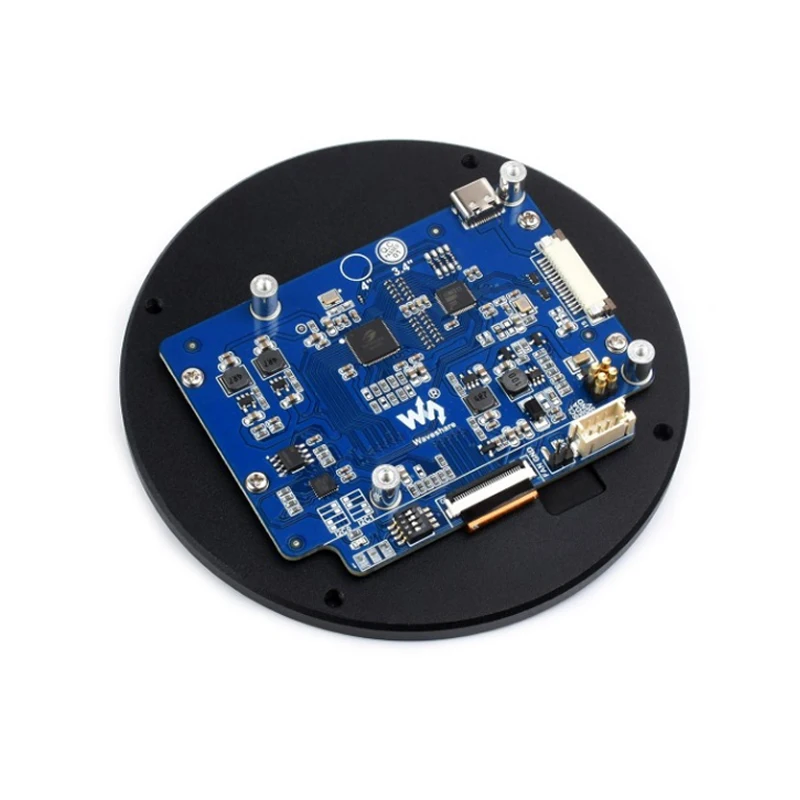 3.4inch DSI Round Touch Display IPS 10-Point Touch LCD