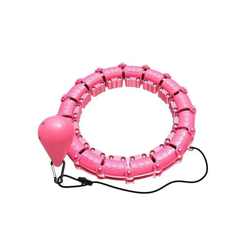 
Fat Burning Adult weighted plastic detachable smart hula ring exercise hoop 