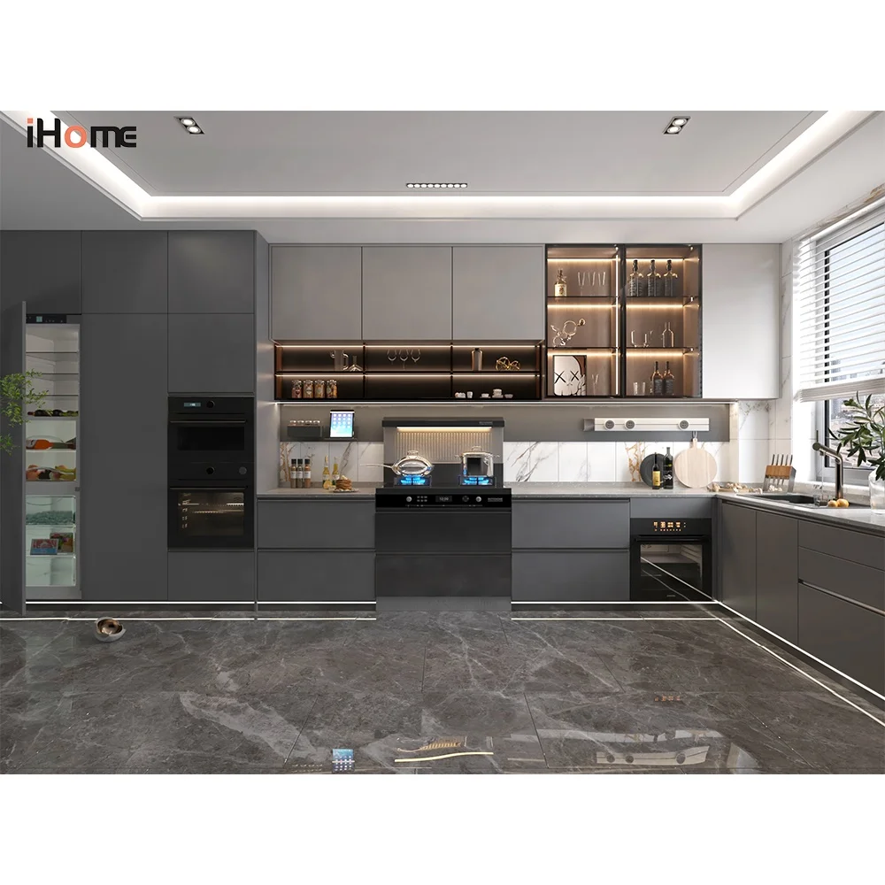 smart home and kitchen customized modern kitchen furniture kitchen cabinet sets