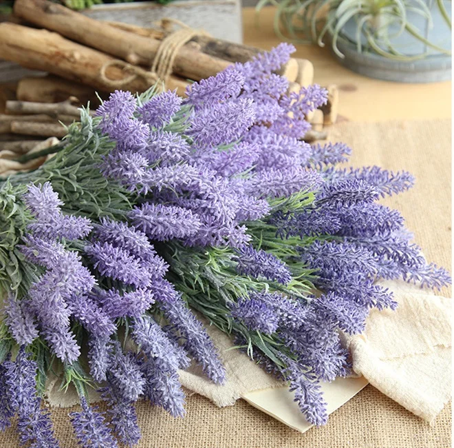 Natural plant handmade dry flower artificial lavender flowers for wedding decor