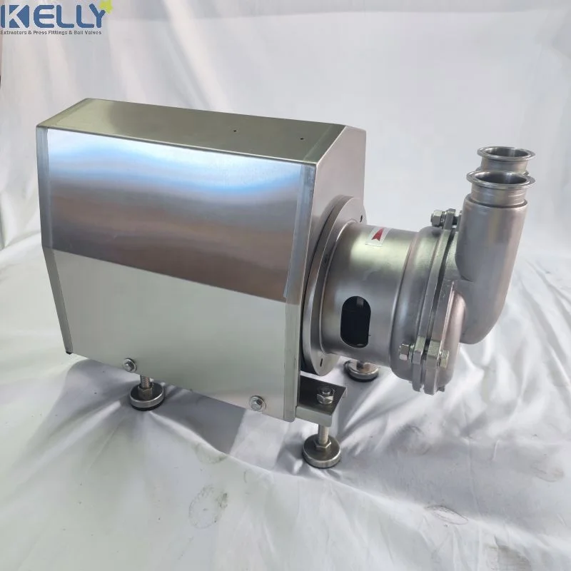 Factory SS304 sanitary milk/beer pump stainless steel centrifugal pump with ABB Motor