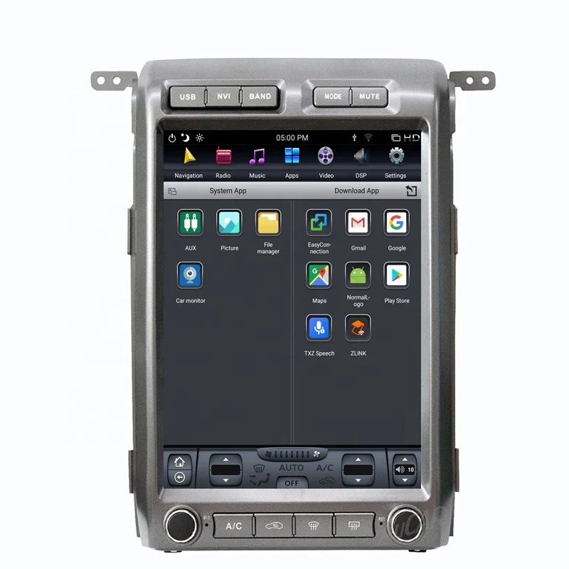 13.6' Tesla style Android Screen Car Multimedia Player Radio GPS Navigation for Ford F150 Raptor 2009-2014 With CarPlay 4G
