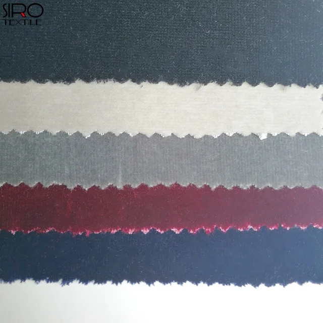 High Quality Heavy Weight FR Treated Woven 100% Cotton Velvet Stage Curtain Fabric Crown Velvet Fabric