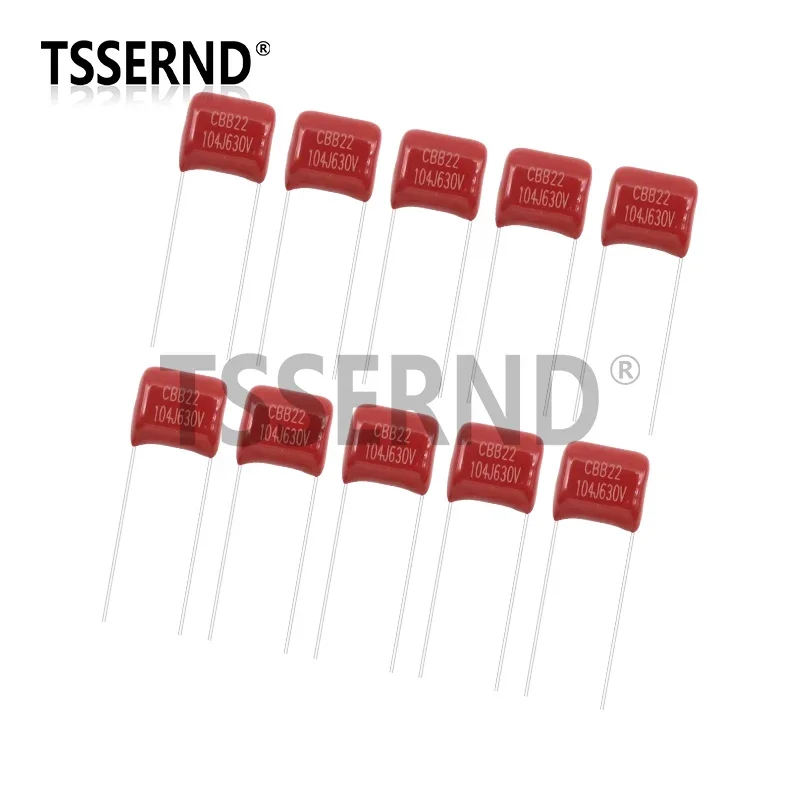 10pcs CBB Polypropylene Film Capacitor 63V-2000V