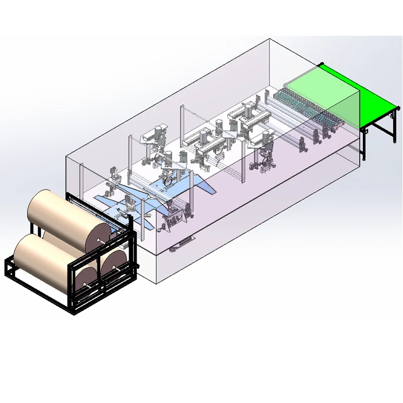 
Automatic protective gown sleeve cover making machine for hospital 