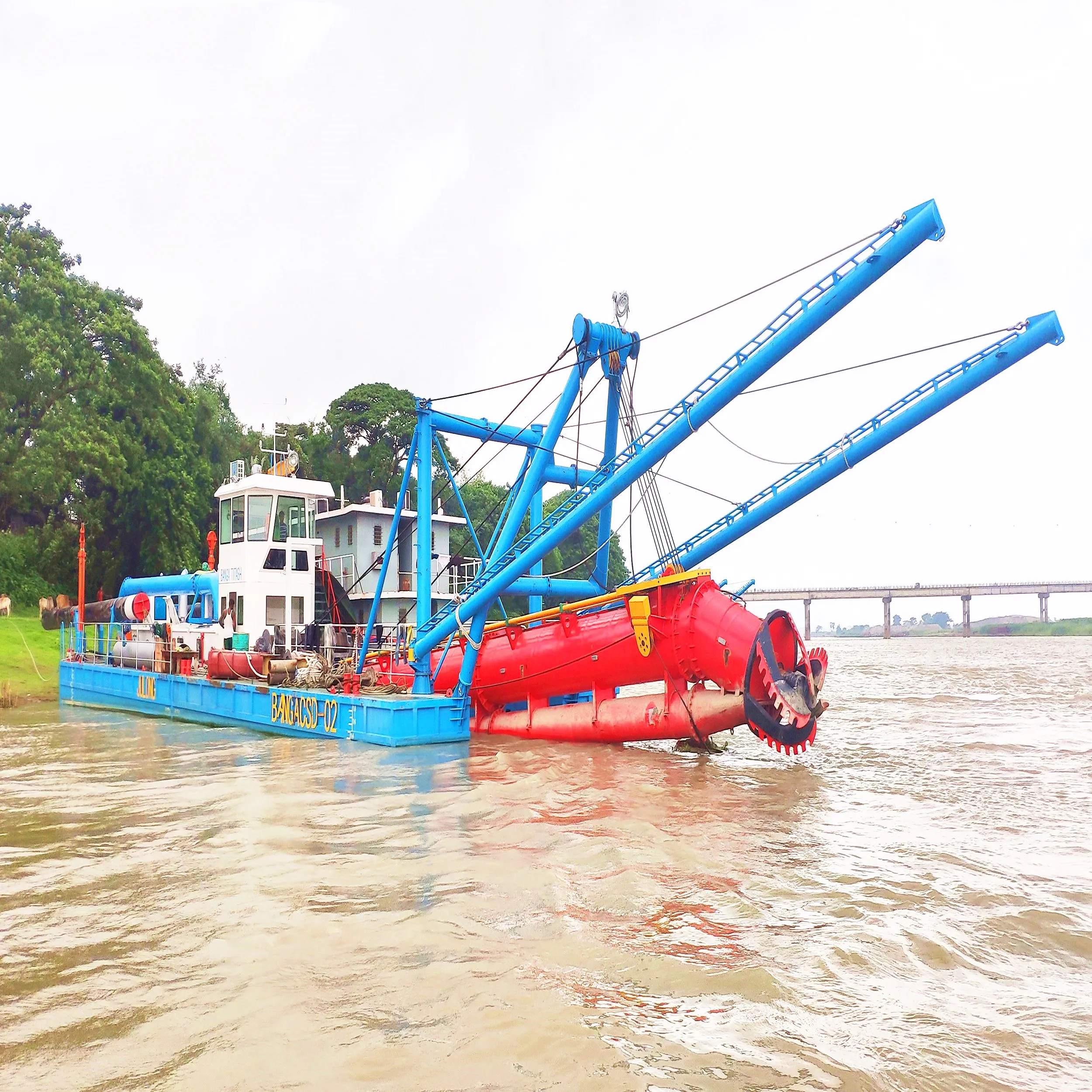 10/8 Inch Cutter Suction Dredger / Small Dredger