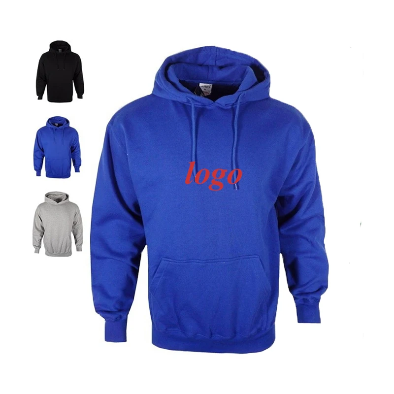 Толстовка мужская с логотипом на заказ, плотный белый пуловер, свитшоты большого размера, худи без рисунка