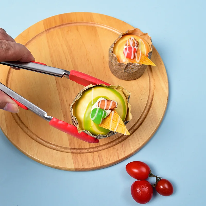 Высококачественные 9-дюймовые силиконовые щипцы для сервировки пищевые кухонные с силиконовыми наконечниками барбекю на кухне