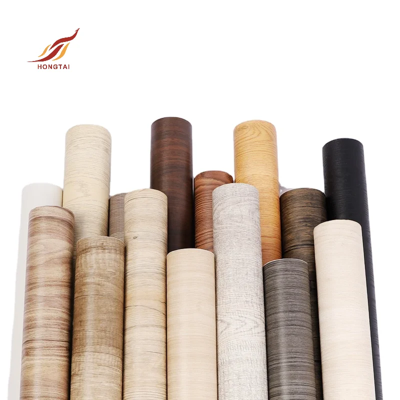 premium wood grain dark red gloss vinyl walnut adhesive vinyl mdf paper furniture sticker