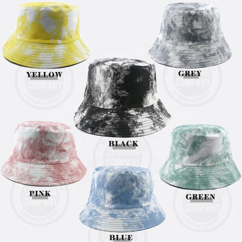 Оптовая продажа модная дизайнерская шляпа-ведра для галстука цветные ведра двусторонние черные пустые Популярные